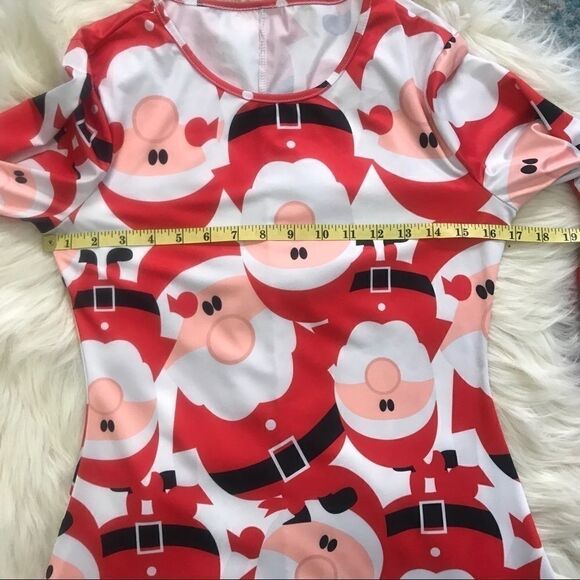 Christmas Ugly Santa Dress, Size S/M - Picture 4 of 6